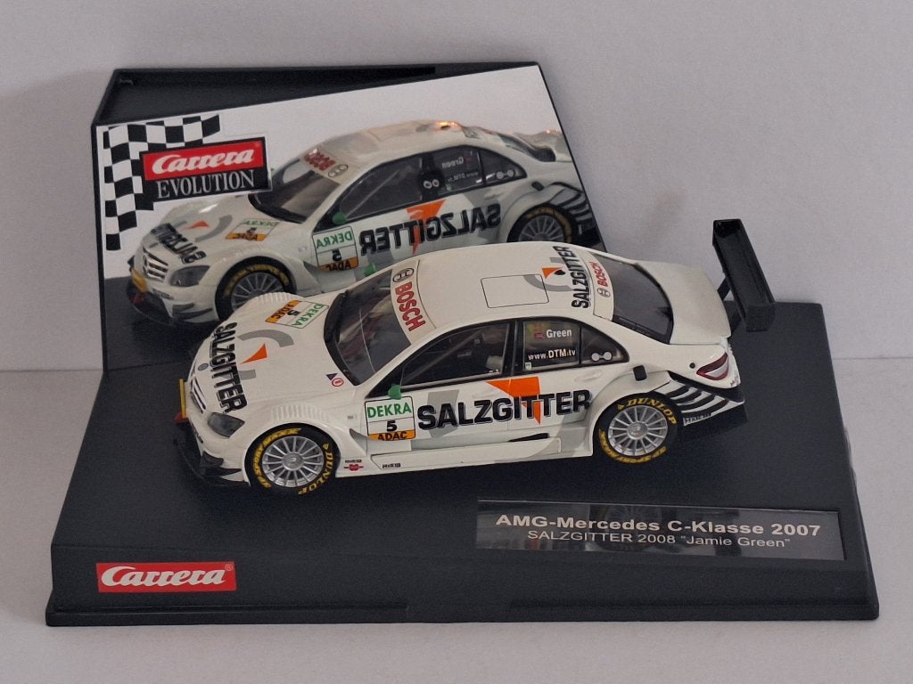 Carrera Evolution Mercedes Jamie Green Dtm Met Licht 27234, Racebaan, Carrera, Nieuw, Ophalen of Verzenden