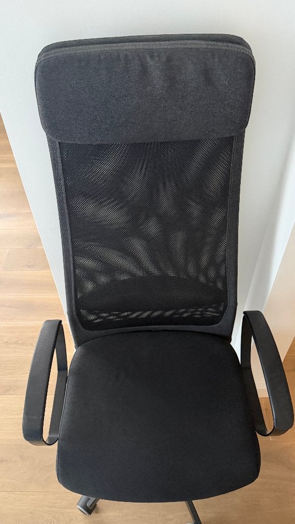 Chaise de bureau - Markus Ikea, Huis en Inrichting, Ophalen, Gebruikt, Zwart, Bureaustoel