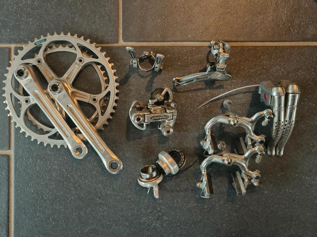 Shimano 600 arabesque ea onderdelen retro koersfiets, Fietsen en Brommers, Ophalen