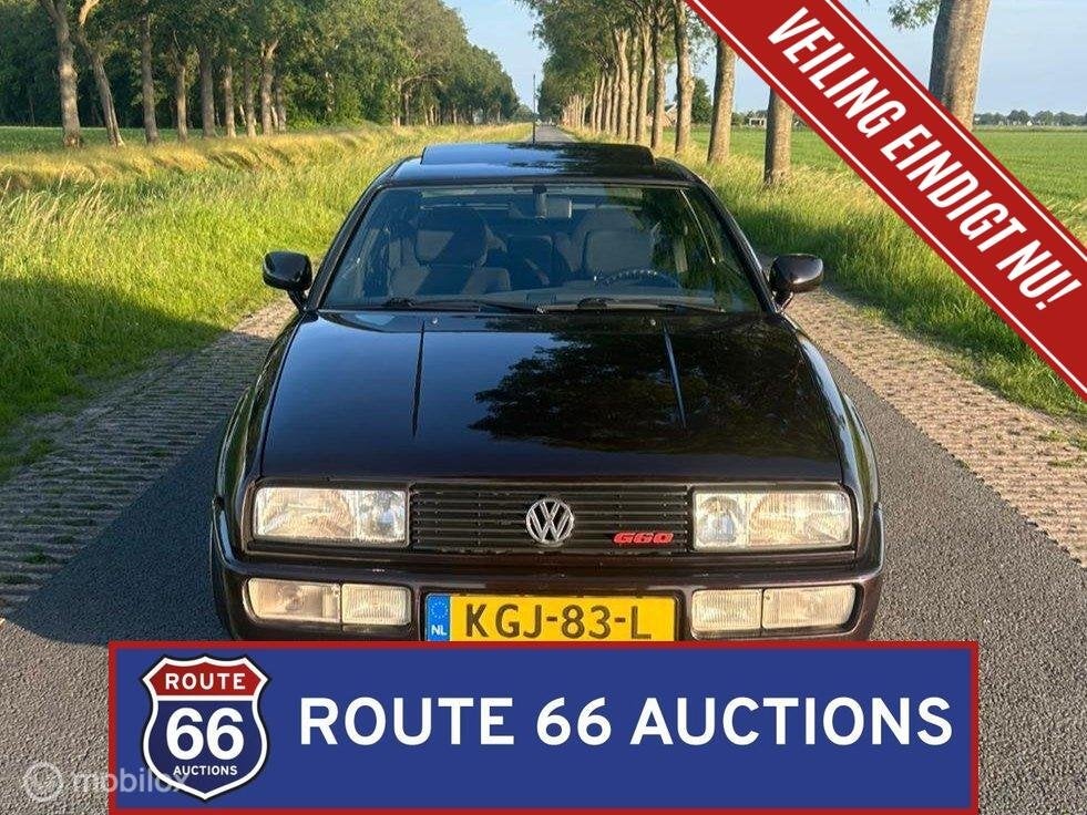 Volkswagen Corrado 1.8 G60 | 1990 | Route 66 Auctions, Autos, Achat, Entreprise, Autre carrosserie, Essence