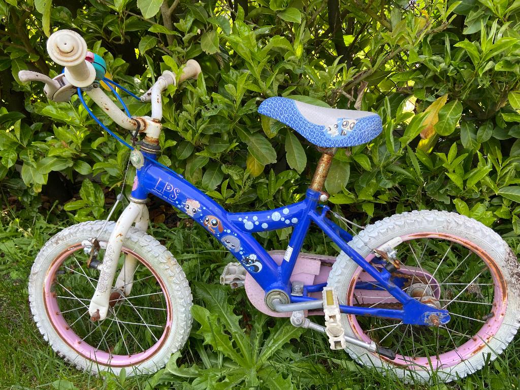Meisjesfiets, Fietsen en Brommers, Gebruikt, Handrem, 16 inch, Ophalen