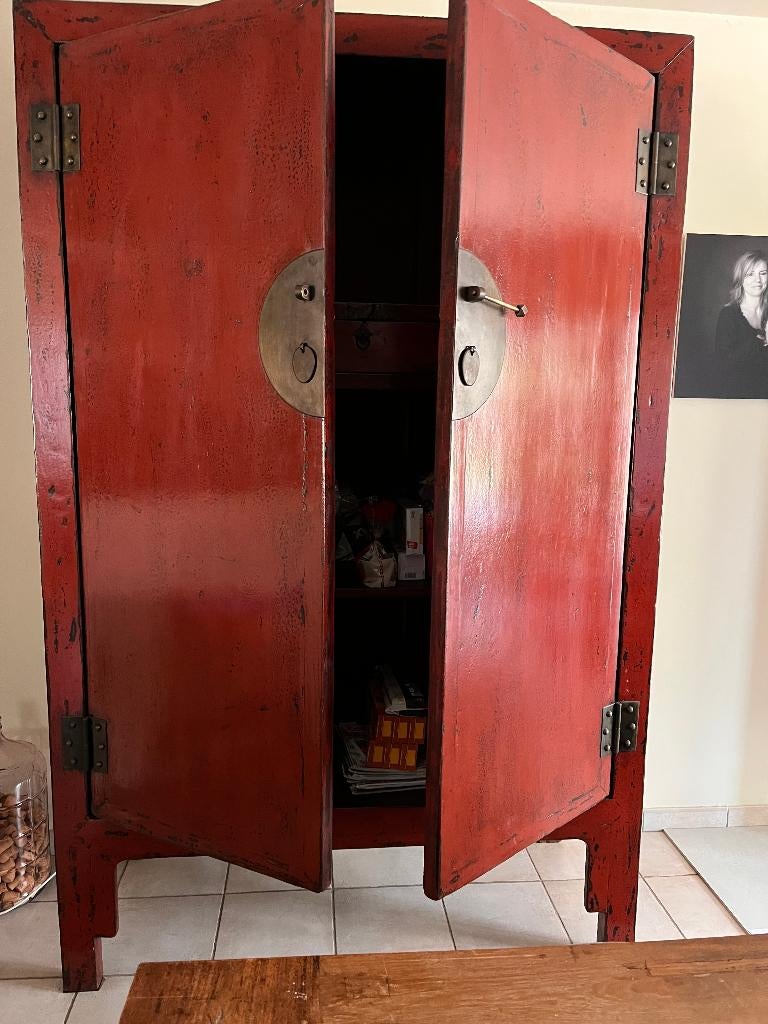 hoge Oosterse kast, Antiek en Kunst, Antiek | Meubels | Kasten, Ophalen