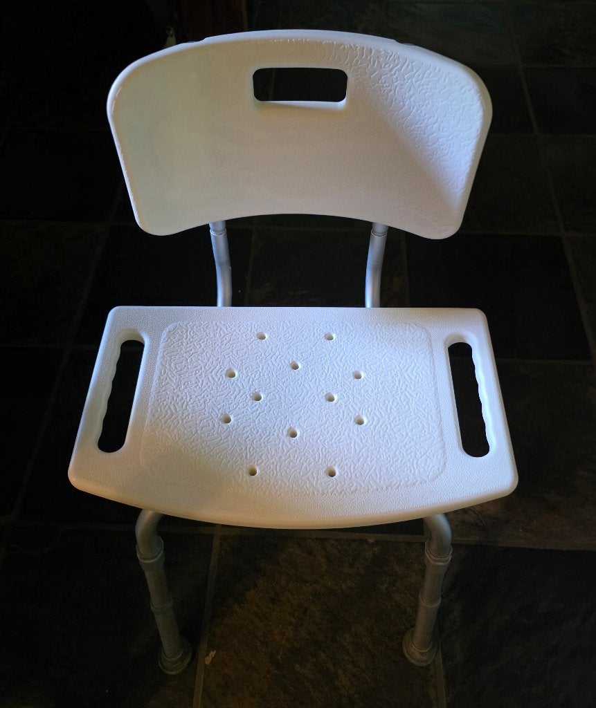 Chaise de douche avec dossier, Enlèvement, Comme neuf