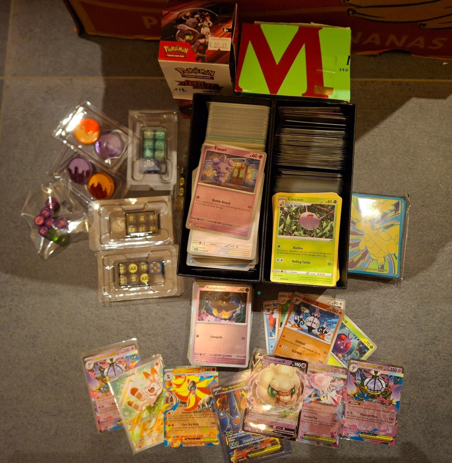 Lot diverse pokemonkaarten, Enlèvement