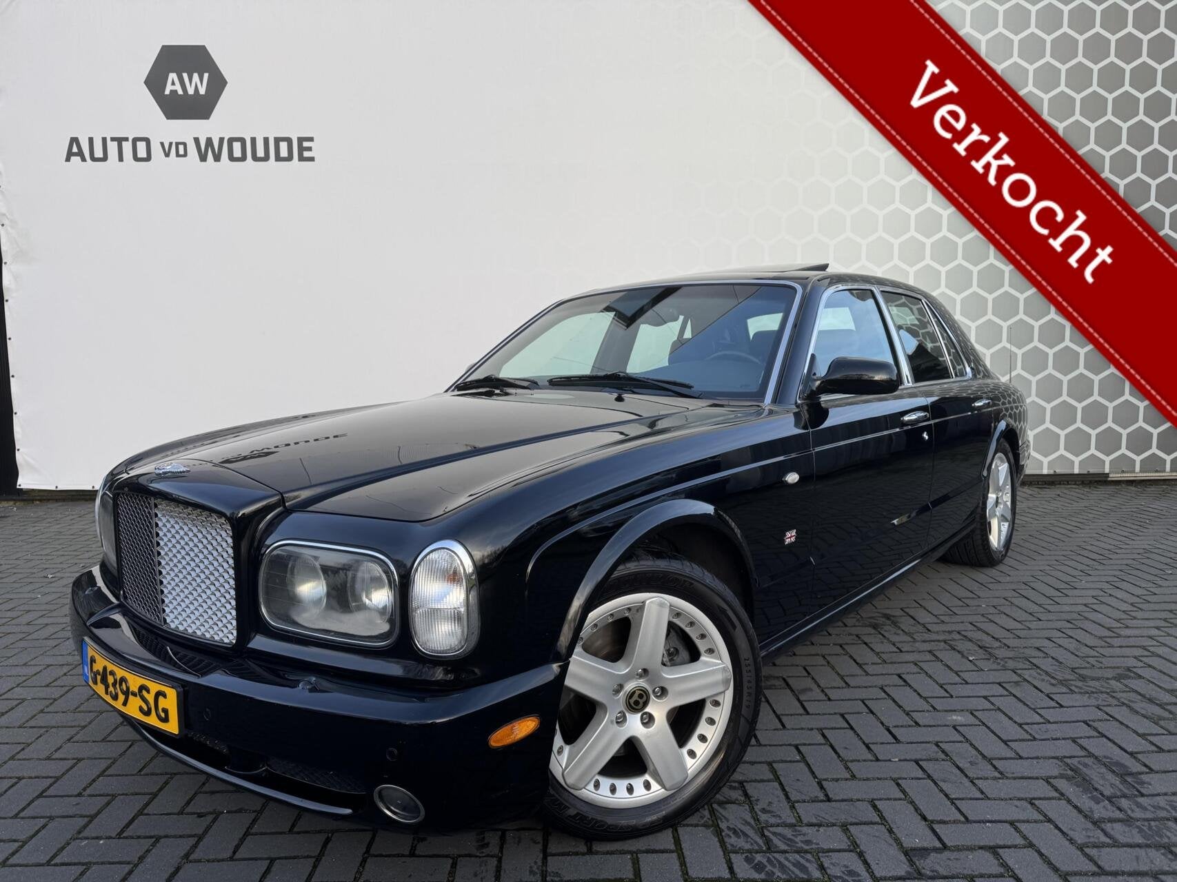 Bentley Arnage 6.8 V8 T 460PK Schuifdak Zwart Leer Schuifdak, Auto's, Automaat, Achterwielaandrijving, 6761 cc, Zwart