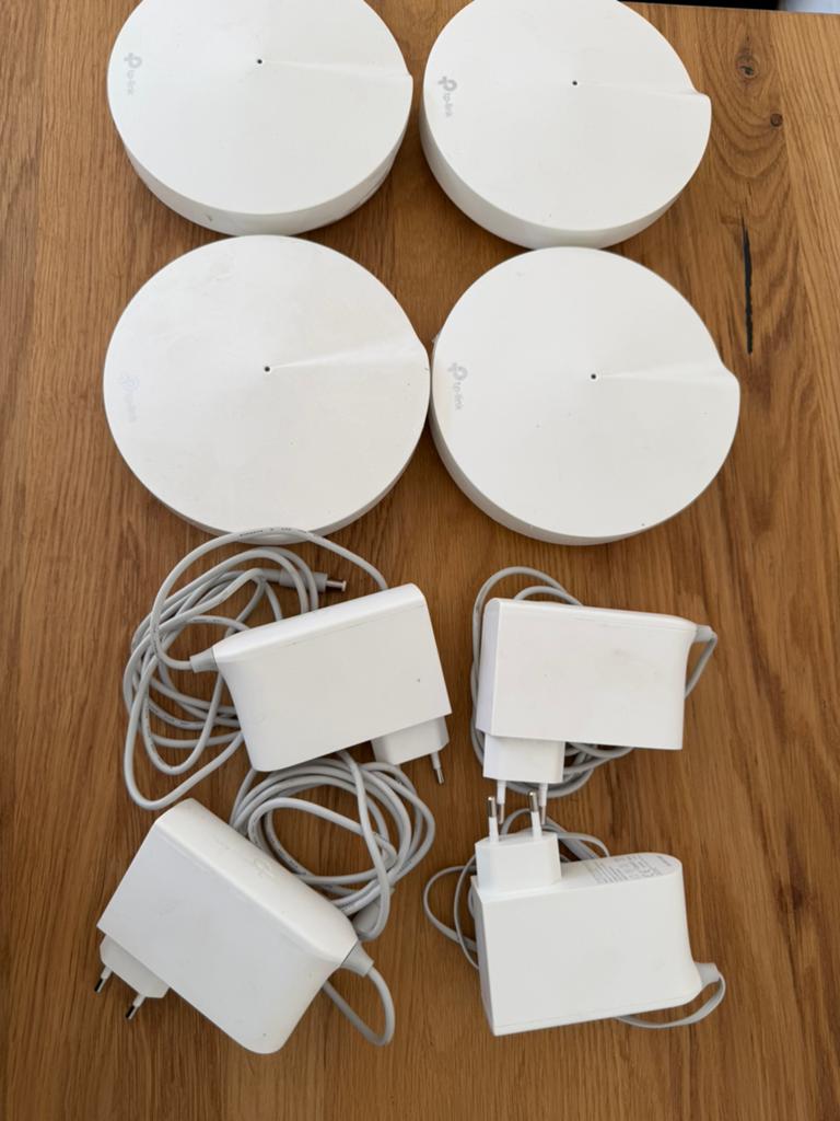 TP-link Deco M9 plus - 4 toestellen (wifi - mesh systeem), Ophalen, Zo goed als nieuw