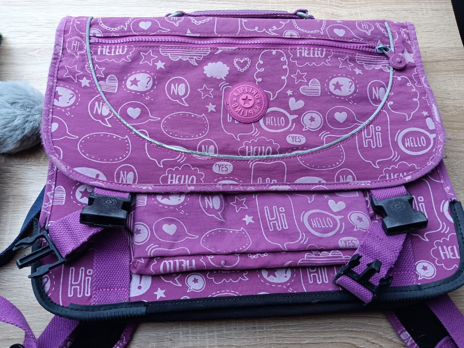 KIPLING boekentas TOPPRIJS, Ophalen of Verzenden, Gebruikt, Paars, Aktetas of Boekentas
