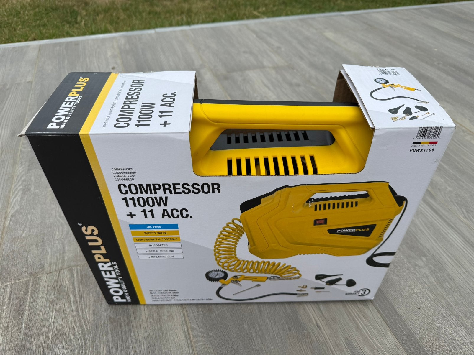 Kleine compressor, Bricolage & Construction, Compresseurs, Enlèvement, Comme neuf, 6 à 10 bars