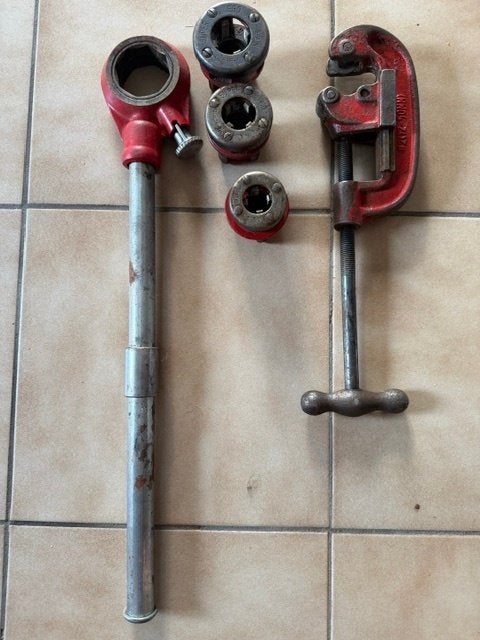 Ridgit Draadsnijgereedschap, Ophalen, Gebruikt, Snijgereedschap, Ridgid