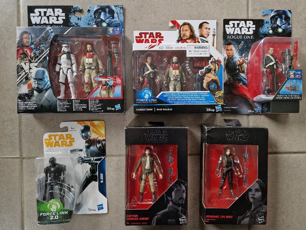 Star Wars Hasbro Rogue One K-2SO Baze Malbus-figuren, Ophalen of Verzenden, Nieuw, Actiefiguurtje