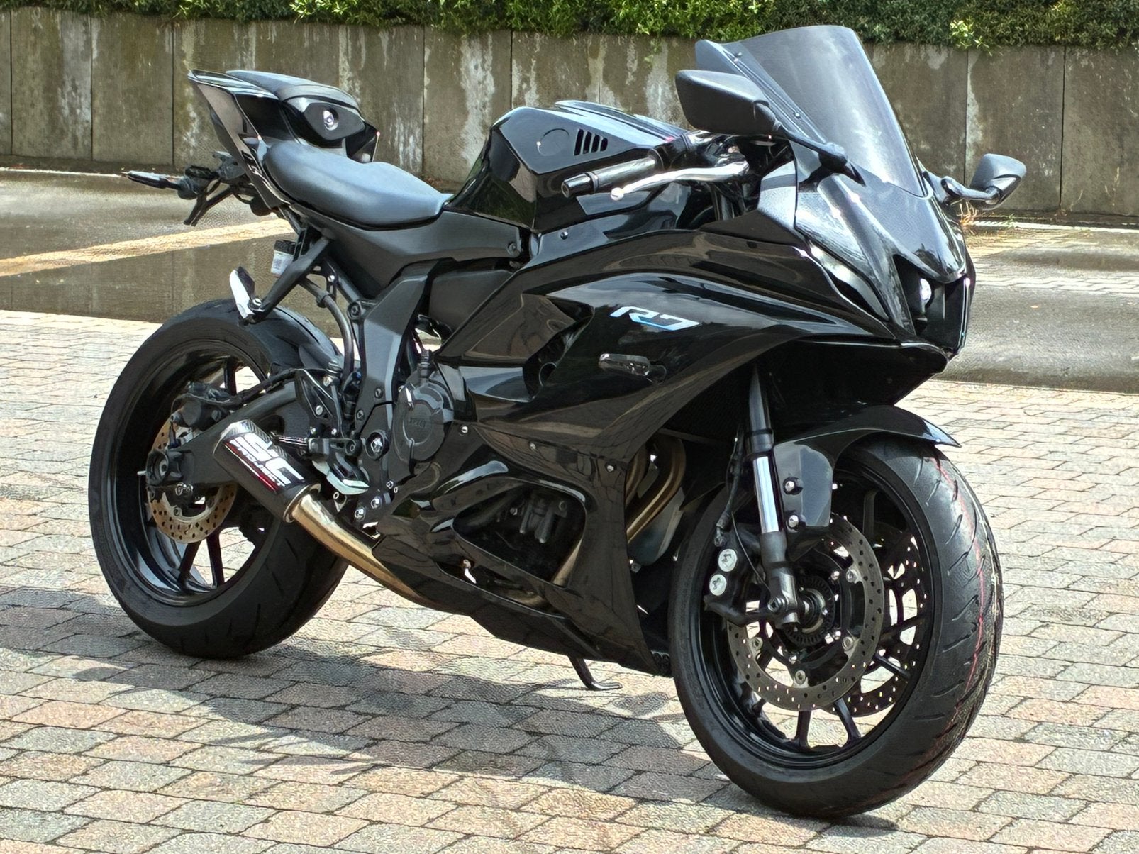Échappement de projet Yamaha YZF R7 SC 2024 165xxkm, Permis Moto A, Plus de 35 kW, 2 cylindres, Super Sport