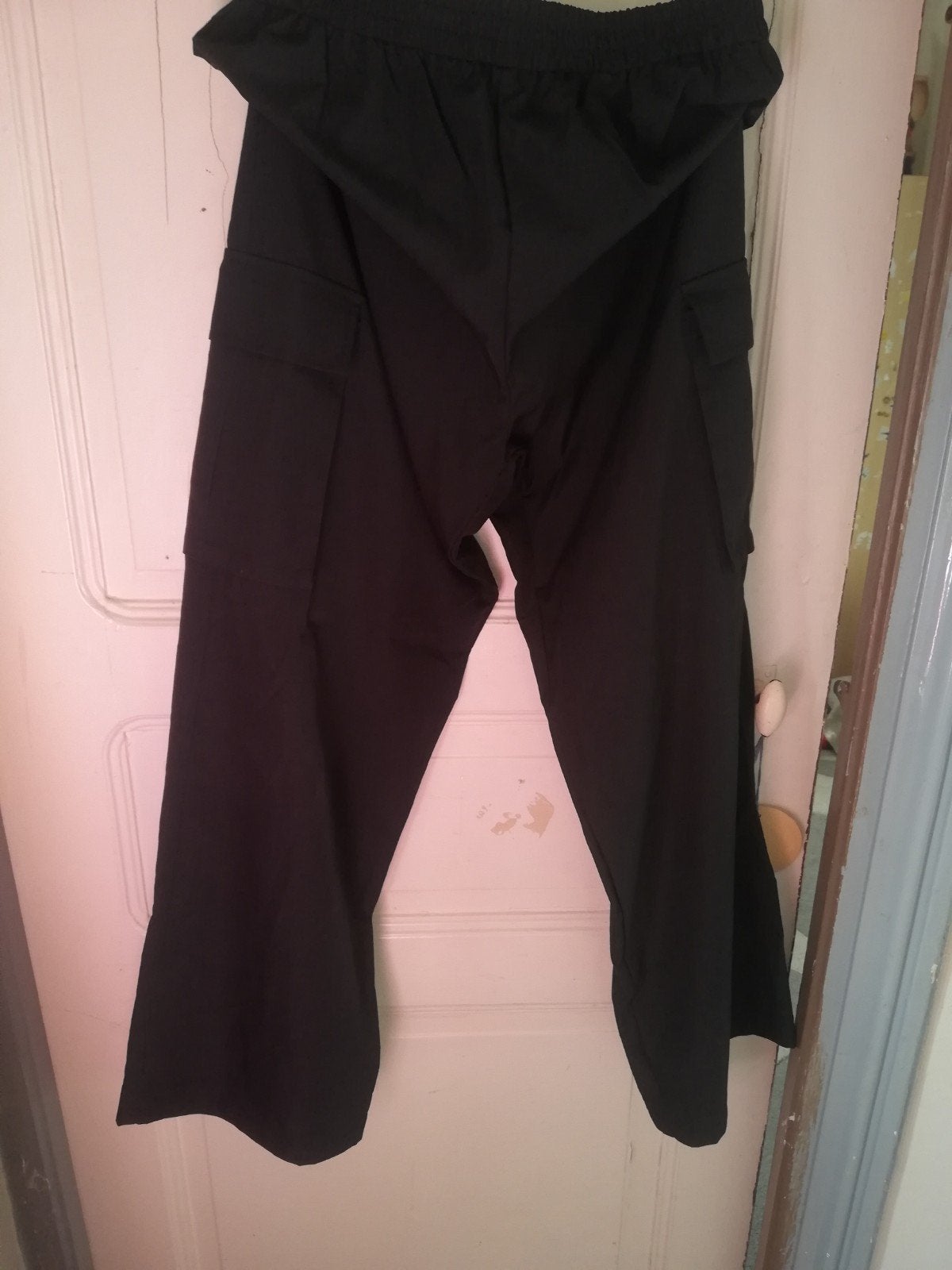 pantalon large cargo, Kleding | Dames, Grote Maten, SHEIN, Zo goed als nieuw, Zwart, Broek of Spijkerbroek