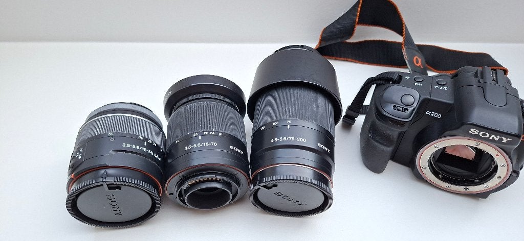 Sony cameralenzen, fototoestel is stuk., Ophalen, Zo goed als nieuw, Sony, Telelens