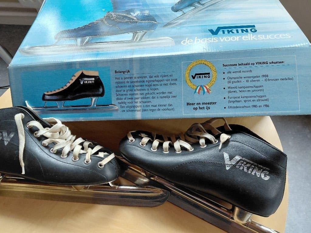 Schaatsen - echte noren, dames of jongere maat 38, Sport en Fitness, Ophalen, Viking, Zo goed als nieuw, Noren