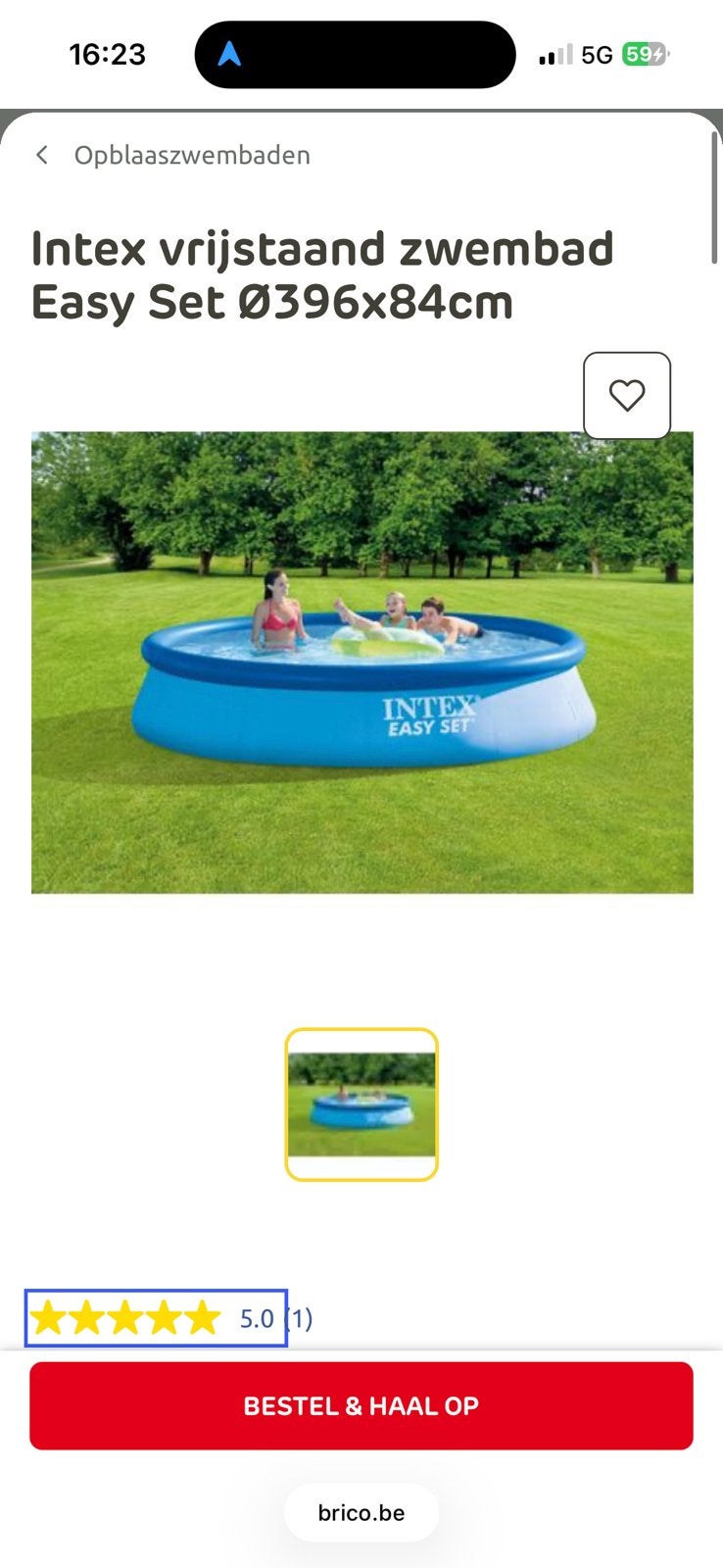 Zwembad, Jardin & Terrasse, Piscines, Comme neuf, Enlèvement