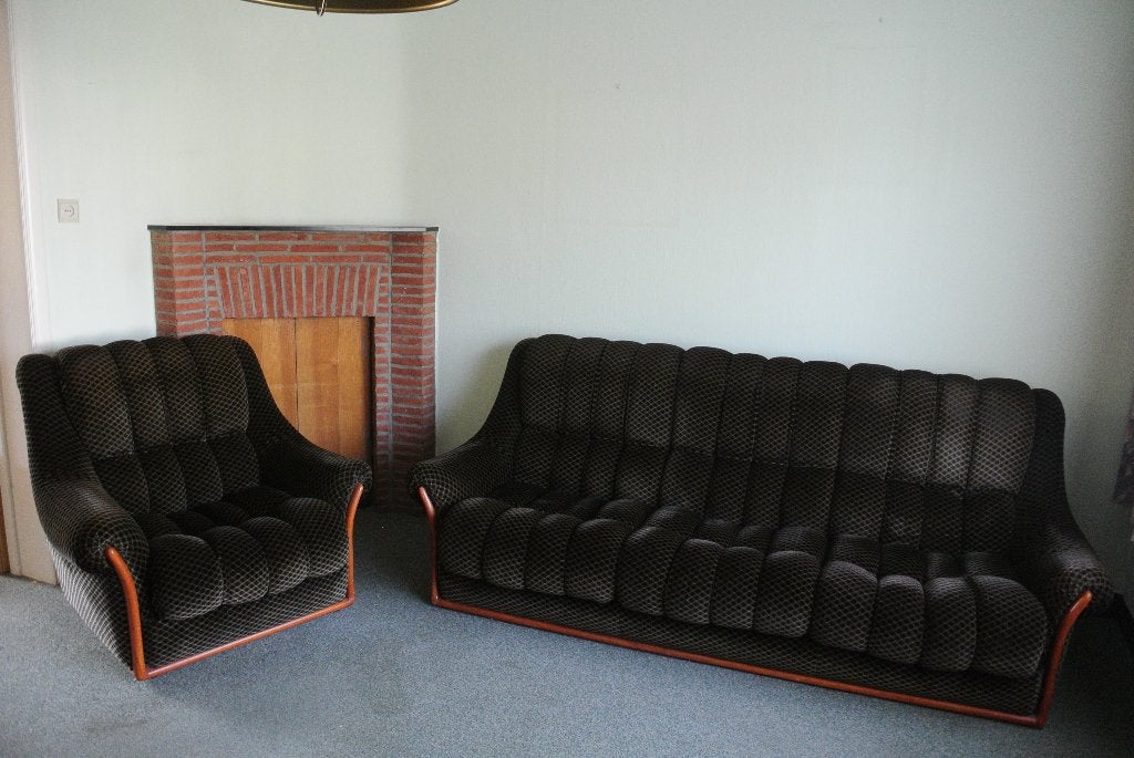 Salon, Enlèvement, Utilisé, Tissus