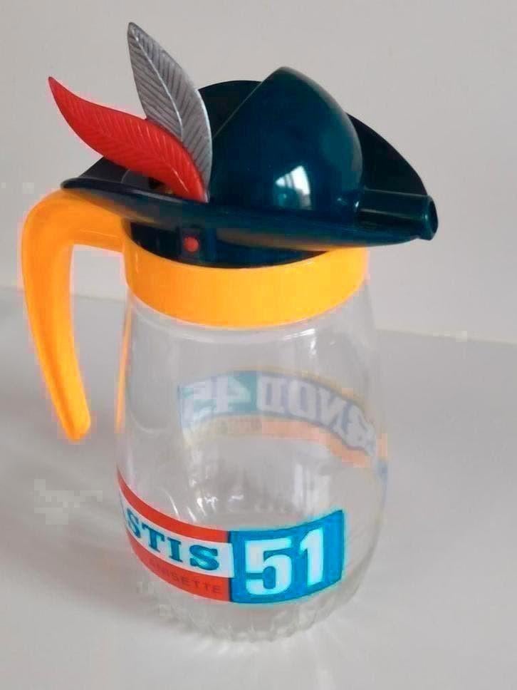 Pastis karaf met musketierhoed, jaren 80, Collections, Enlèvement ou Envoi
