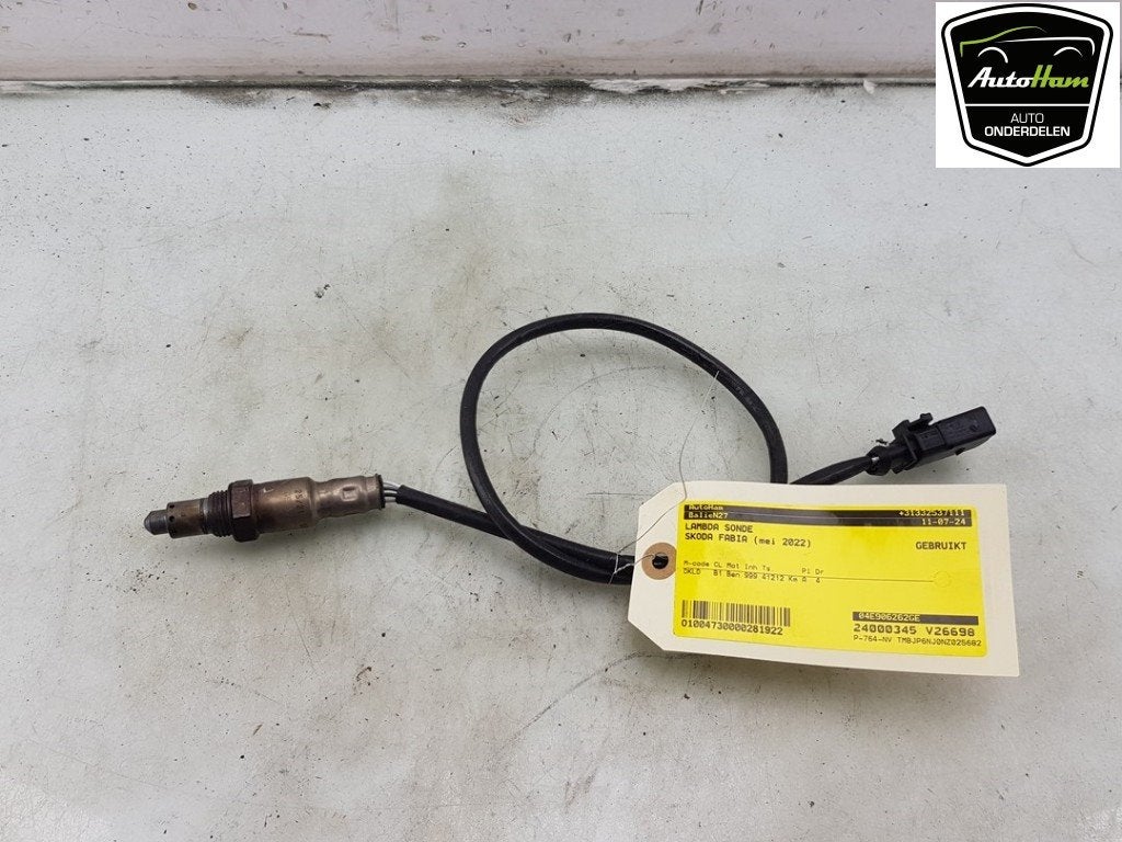 LAMBDASONDE Skoda Fabia III Combi (NJ5) (|04E906262GE|), Dhr. J. Ham, Gebruikt, Administratie@autoham.nl, Skoda