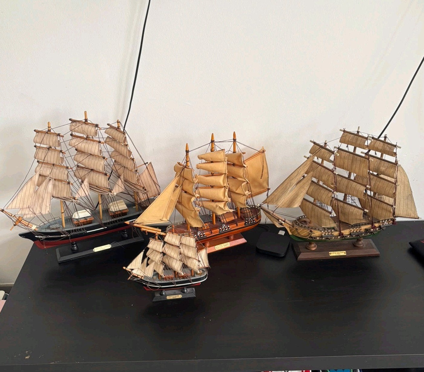 Scheepsmodellen set van Cutty Shark., Enlèvement