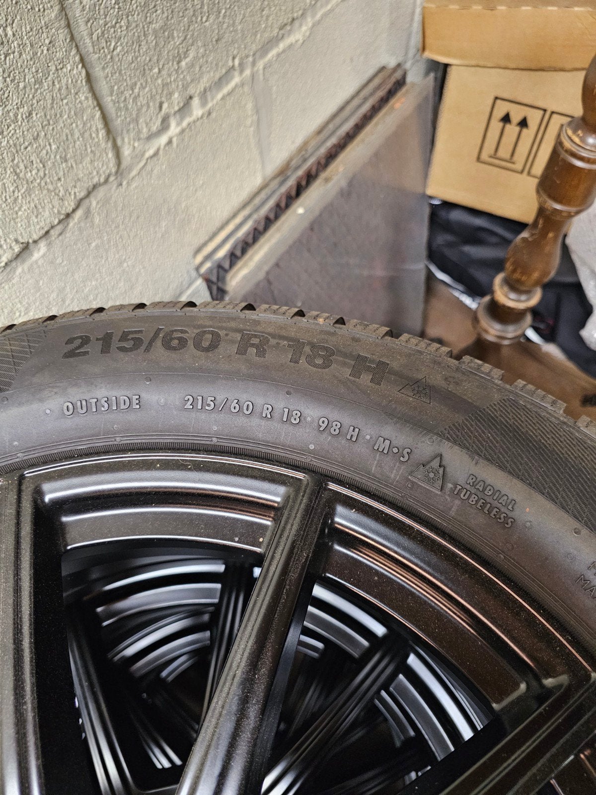 Originele Mercedes Benz winterwielen 18inch 4 wielen, Auto-onderdelen, Ophalen, 18 inch, Velg(en)