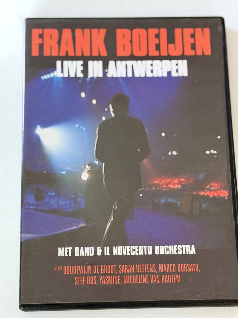 Frank Boeijen Met Band – Live In Antwerpen (DVD), Alle leeftijden, Ophalen of Verzenden, Gebruikt, Concert