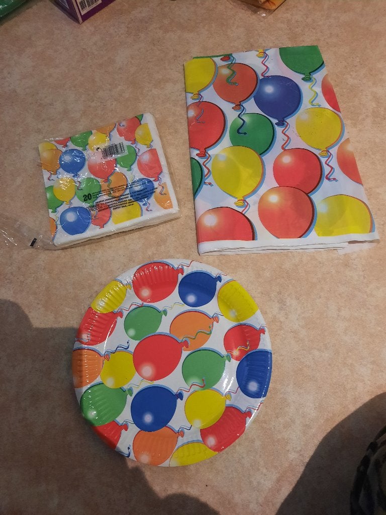 feest set balonnen gebruikt, Hobby en Vrije tijd, Feestartikelen, Ophalen of Verzenden, Feestartikel