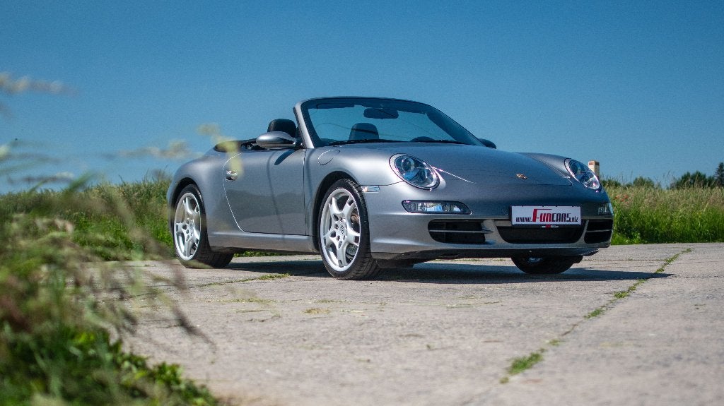 Porsche 997 Cabrio, Auto's, 4 zetels, Achterwielaandrijving, Zwart, Cabriolet