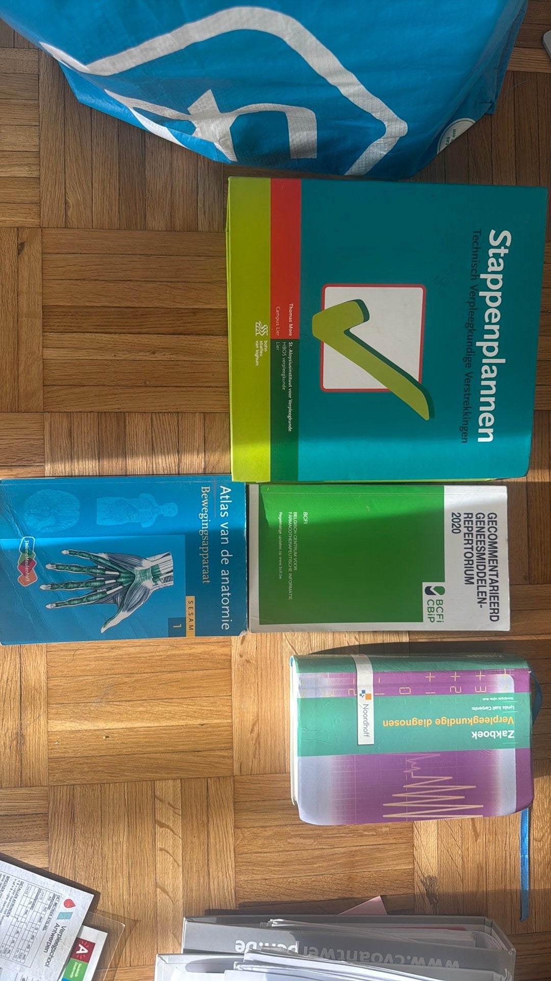 Stappenplan verpleegkunde, anatomie, bcfi, zakboek gratis, Enlèvement, Comme neuf