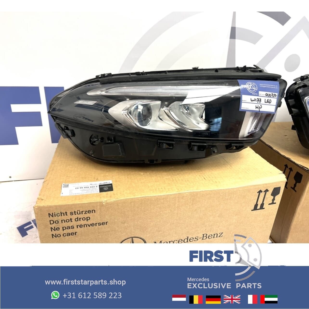 W177 KOPLAMP RECHTS Mercedes A Klasse LED High Performance 2, Gebruikt, -, Ophalen of Verzenden, -