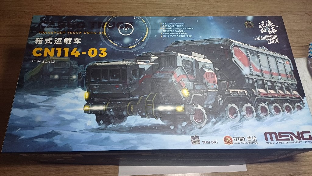 [1/100] Meng MMS001 - The Wandering Earth Transport Truck, Neuf, 1:50 ou moins, Enlèvement ou Envoi, Camion