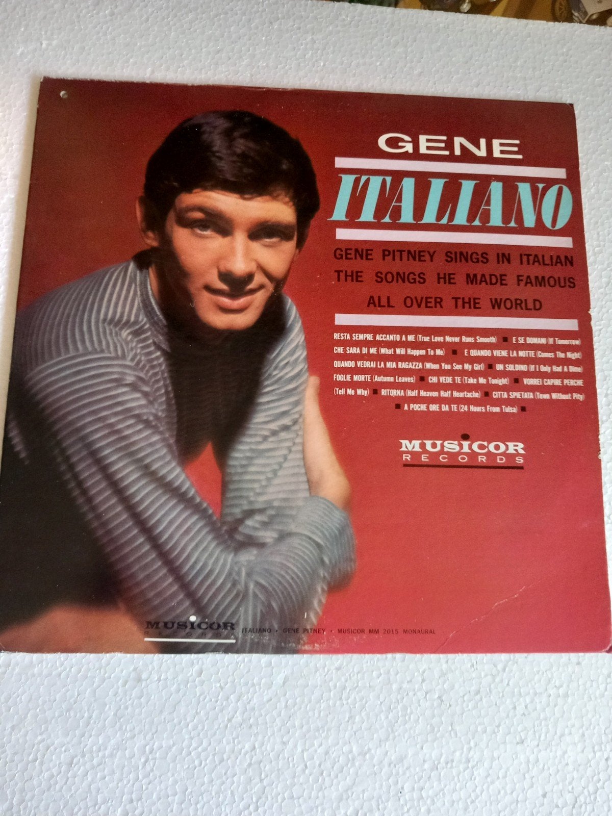 GENE PITNEY. ITALIANO. 1964 USA LP, Ophalen of Verzenden, LP