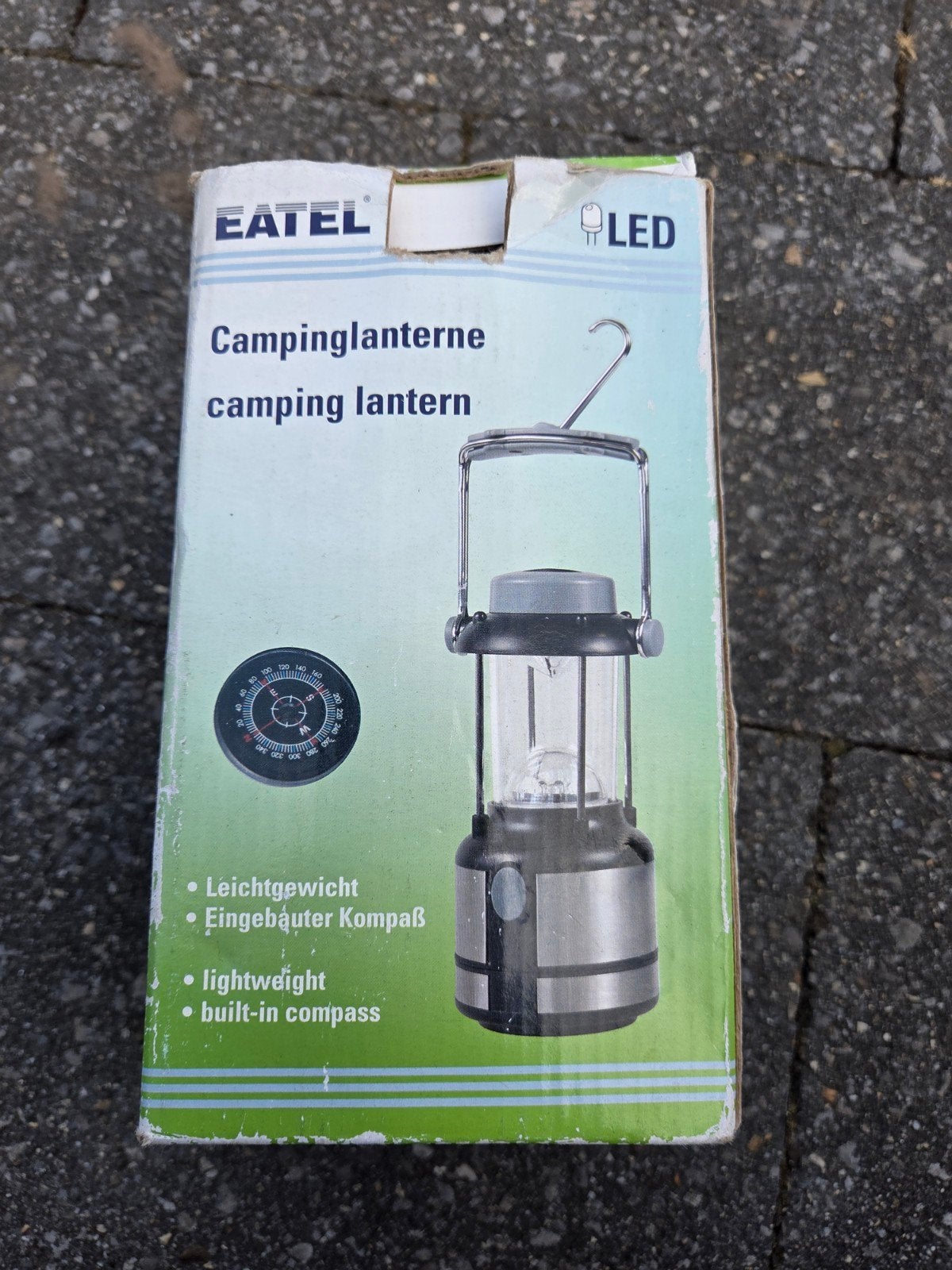 Kampeer led lamp op batterijen gratis, Ophalen