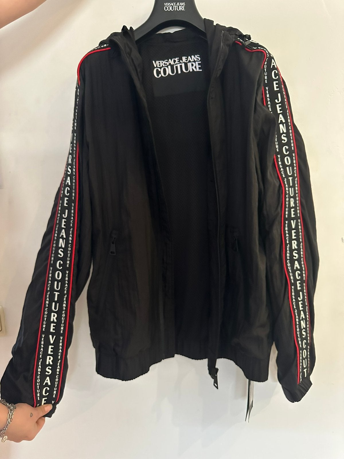 Veste Versace Jeans Couture Homme Streatwear -, Vêtements | Hommes, Costumes & Vestes, Neuf, Taille 48/50 (M), Noir, Enlèvement ou Envoi