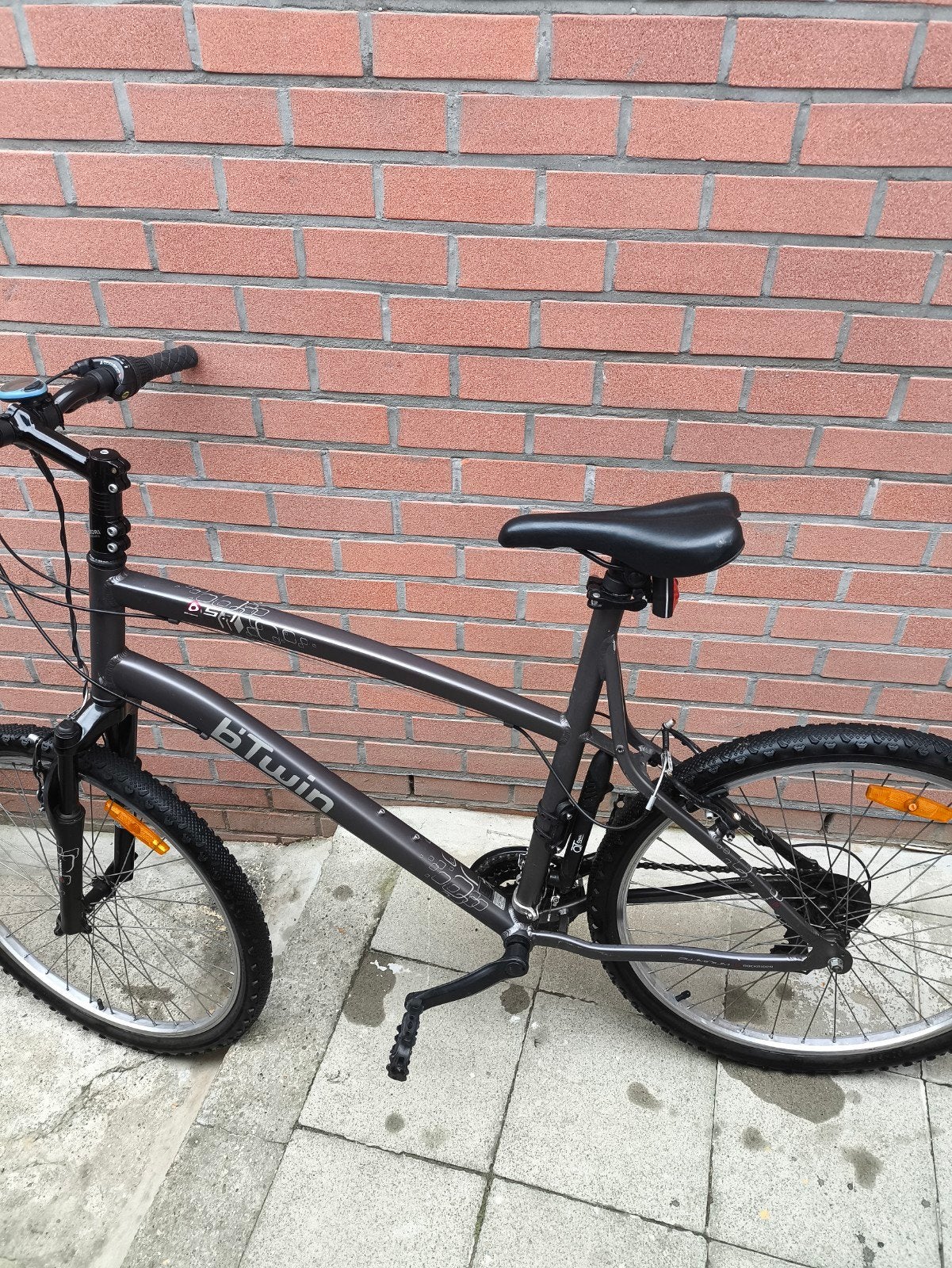 fiets b'twin, Ophalen