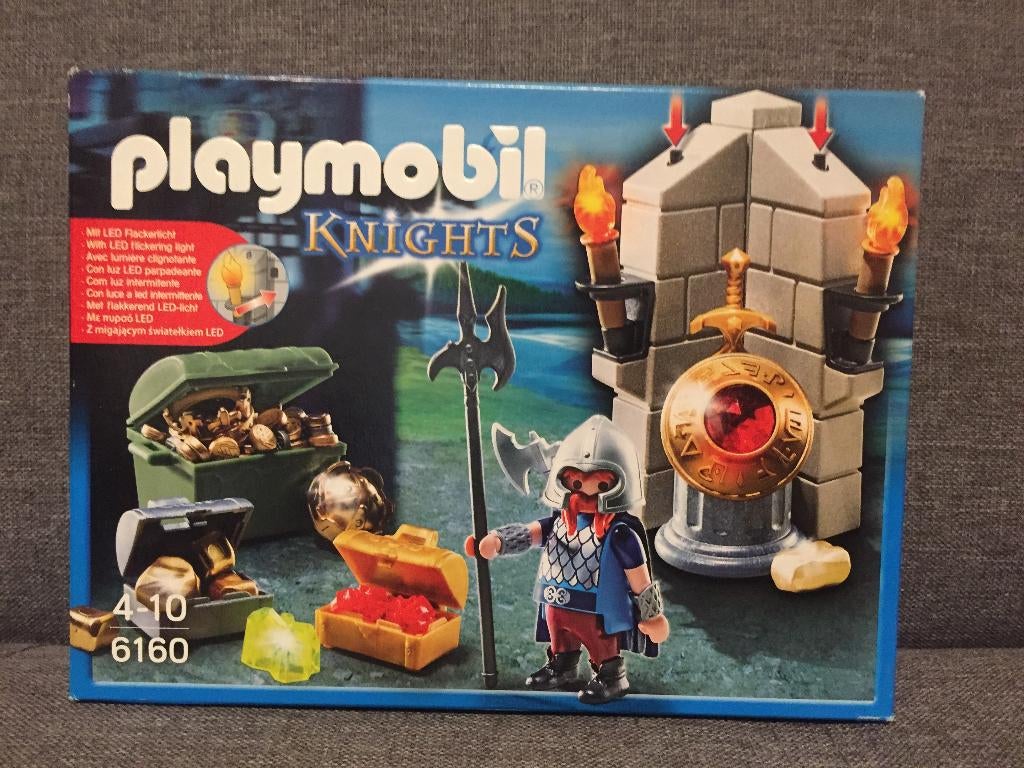 Playmobil 6160 Knights Dwerg met schat, Kinderen en Baby's, Ophalen of Verzenden, Nieuw