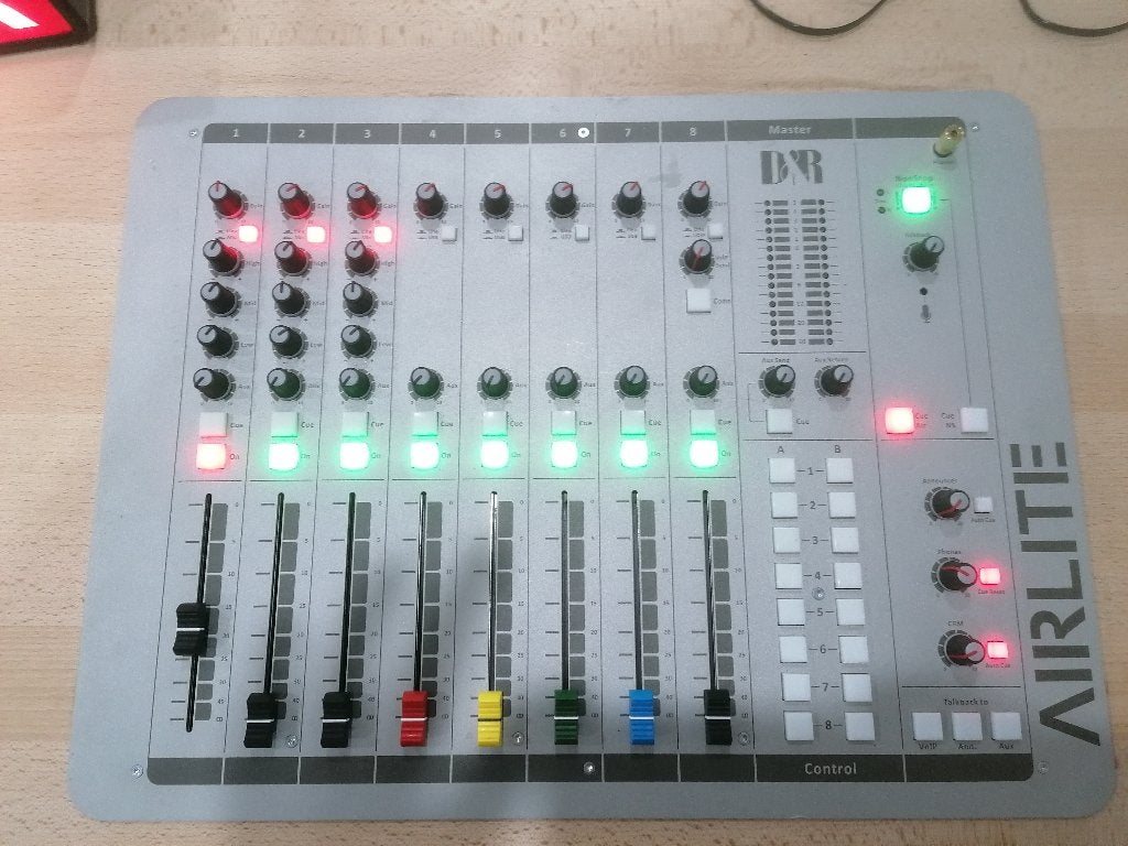 D&R AirLite-USB VOIP On-Air Radio Mixer 8 Channel, Enlèvement, Reconditionné, Audio