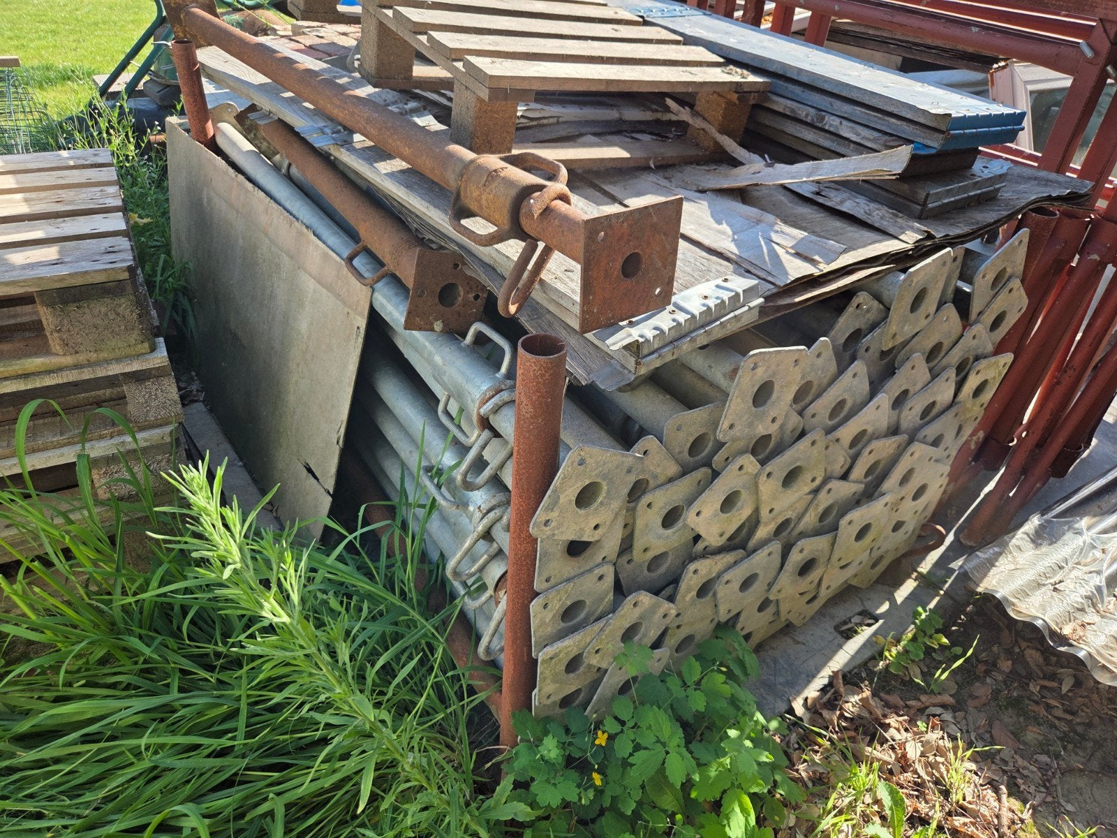 gegalvaniseerde schoren 15€/st, Bricolage & Construction, Métaux, Enlèvement