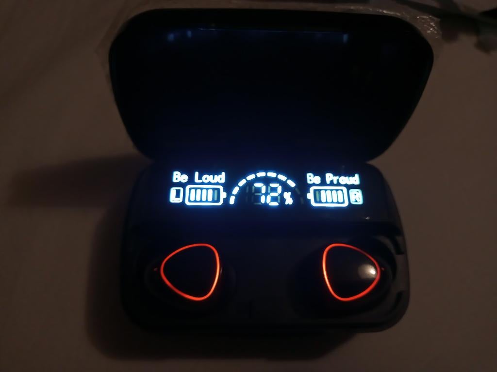 Ecouteurs Bluetooth avec boitier, TV, Hi-fi & Vidéo, Casques audio, Enlèvement ou Envoi, Comme neuf, Bluetooth