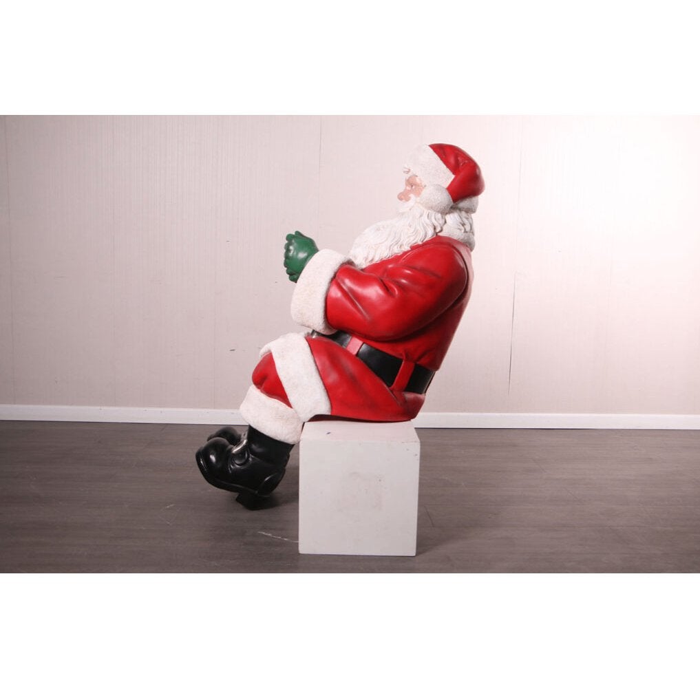 Père Noël géant pour traîneau Hauteur 145 cm - Père Noël