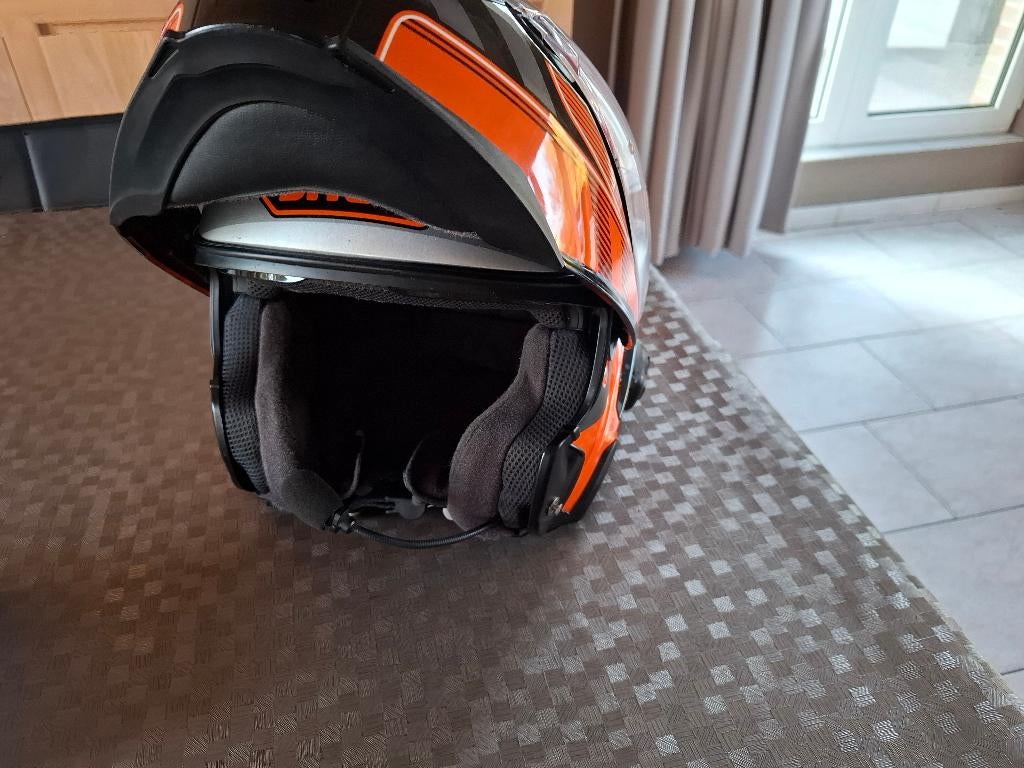 Shoei Neotec II Splicer XL Orange Helmet Kuwait, Motoren, Ophalen, Systeemhelm, XL, Shoei