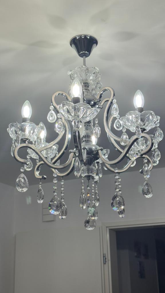 Luster kristal Voor 2 140 €, Ophalen, Zo goed als nieuw, Glas