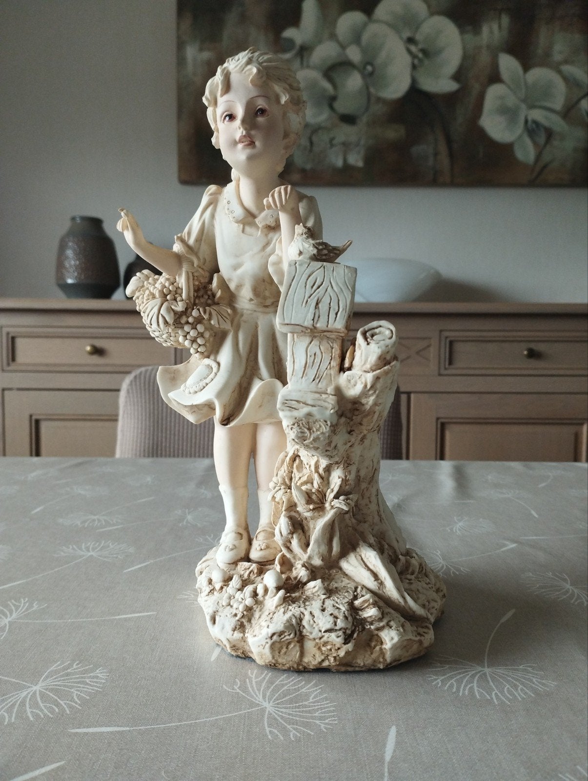 statue en biscuit, Enlèvement