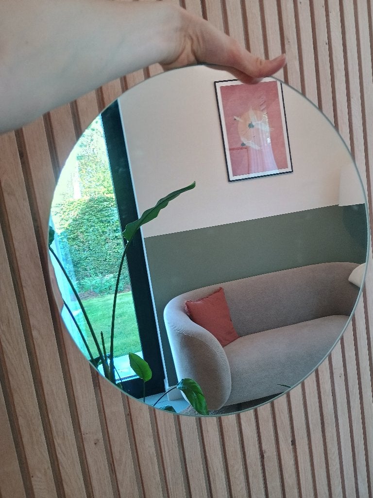 Ronde badkamerspiegel met verlichting - NIEUW, Enlèvement, Neuf