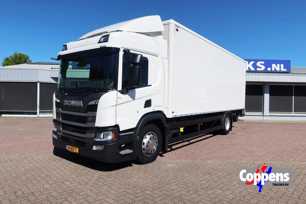 Scania P320 Bak+ Dhollandia klep 2.000 kg Slaapcabine, Auto's, Vrachtwagens, Bedrijf, ABS, Airconditioning, Cruise Control, Scania