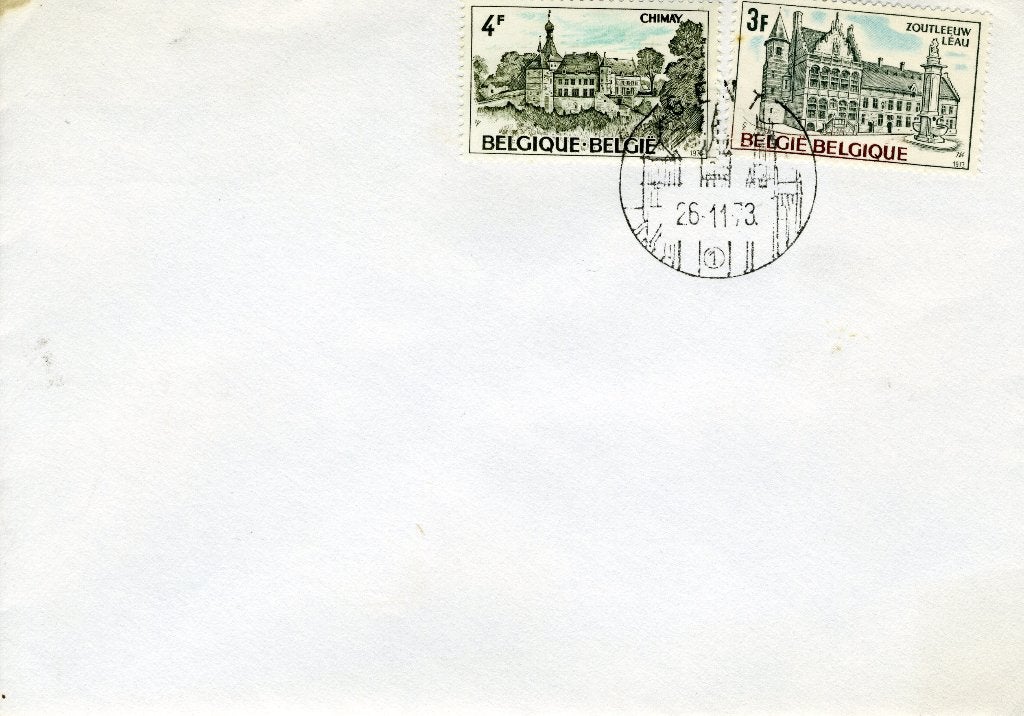 (B) 1692/1693 FDC Brief 1973 - Problème touristique, Timbres & Monnaies, Oblitéré, Affranchi, Oblitération 1er jour, Envoi