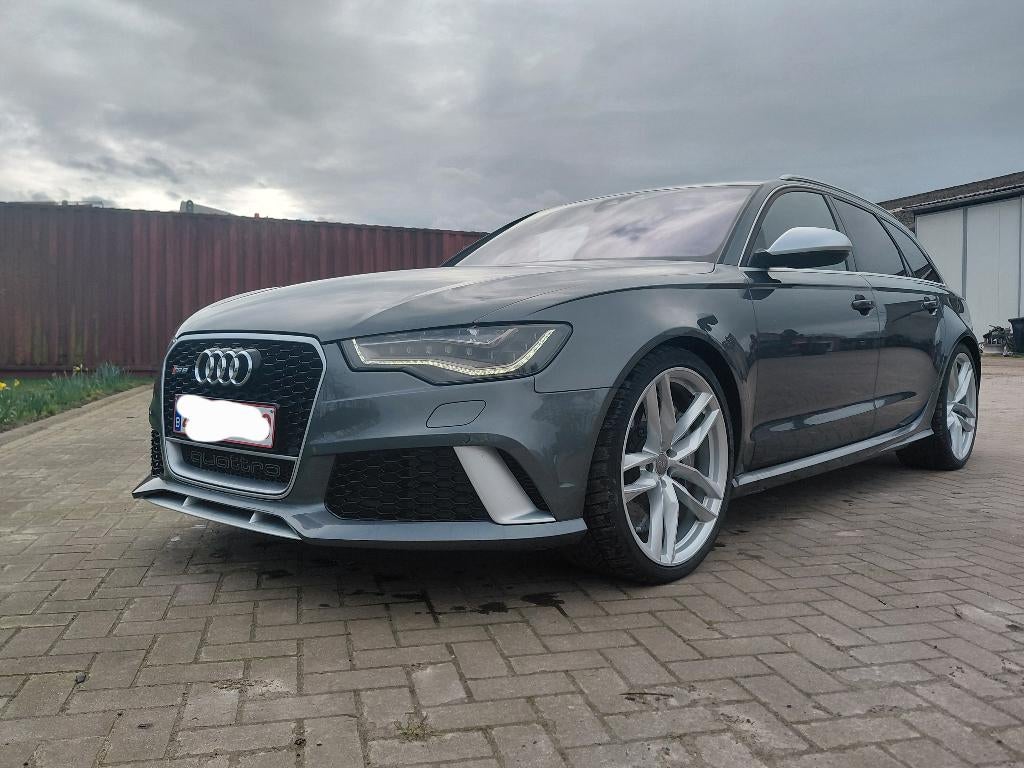 Audi rs6 4 liter v8 quattro, Autos, Audi, Particulier, RS6, Essence, Break, 5 portes, Automatique, Argent ou Gris