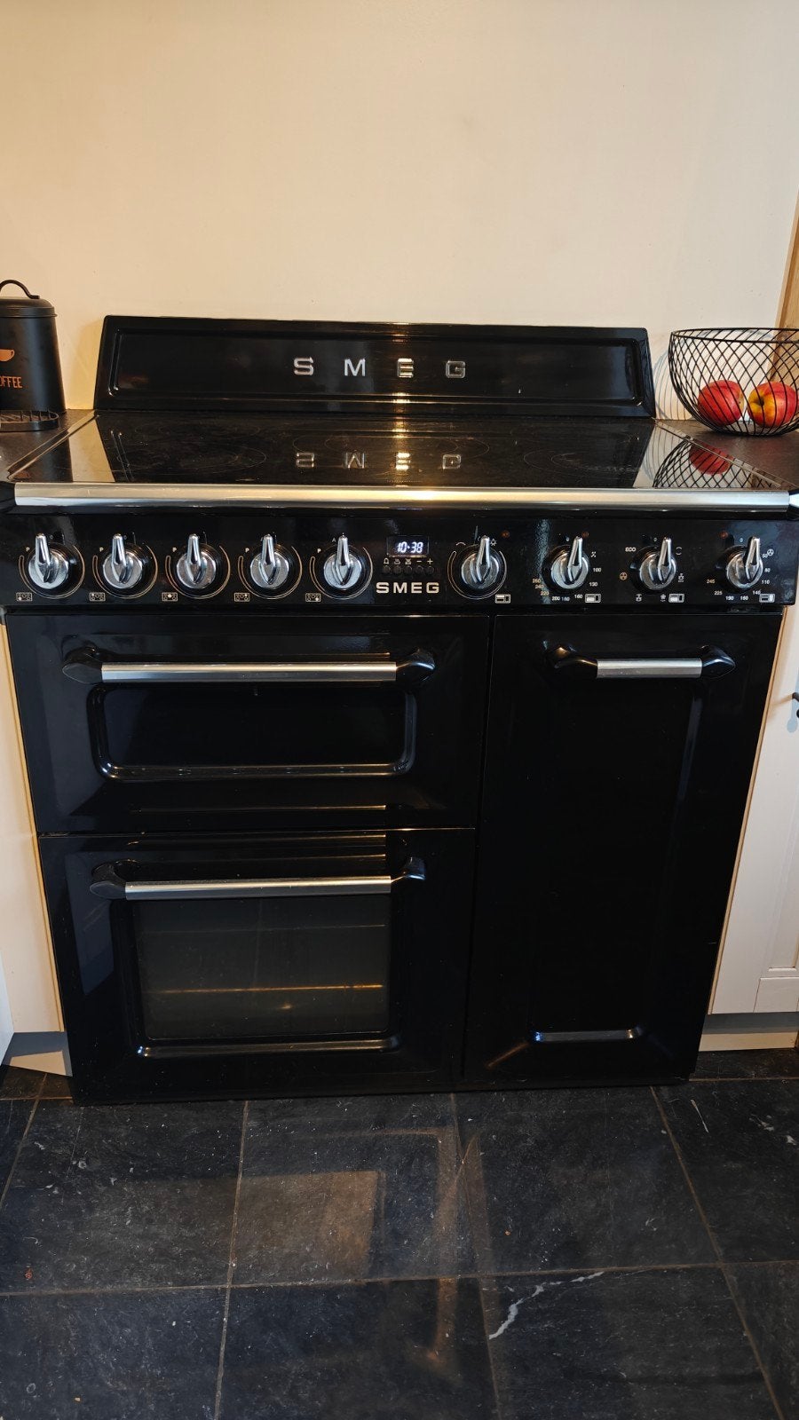 Smeg TR93 IBL2 fornuis inductie, Electroménager, Cuisinières, Enlèvement, Induction