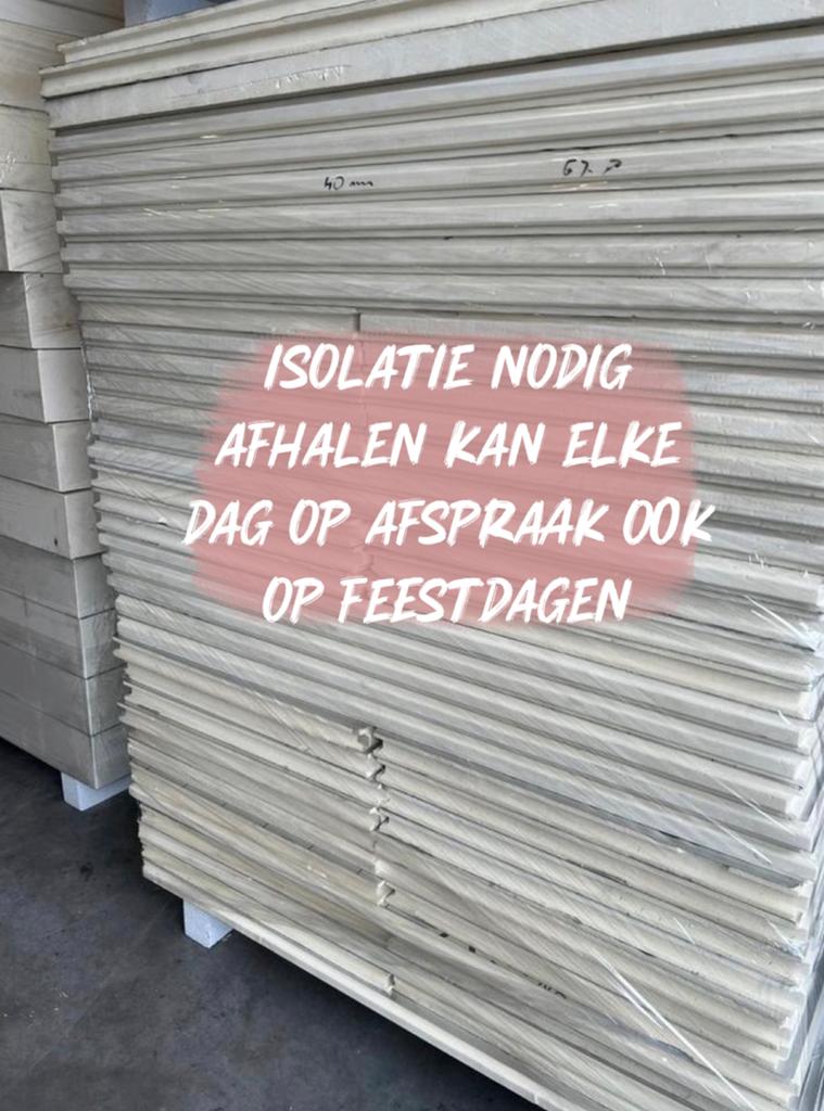 Isolatie B/C keus pir 20mm 30mm 40mm 50mm 60mm 70m alu/kraft, Doe-het-zelf en Bouw, Isolatie en Afdichting, Nieuw, Ophalen of Verzenden