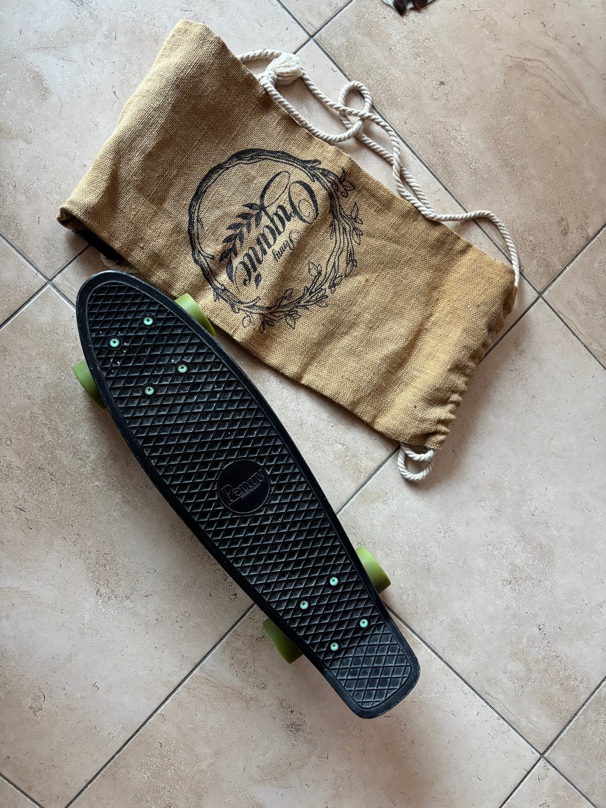 Penny skateboard met originele jutezak, Enlèvement, Comme neuf, Skateboard