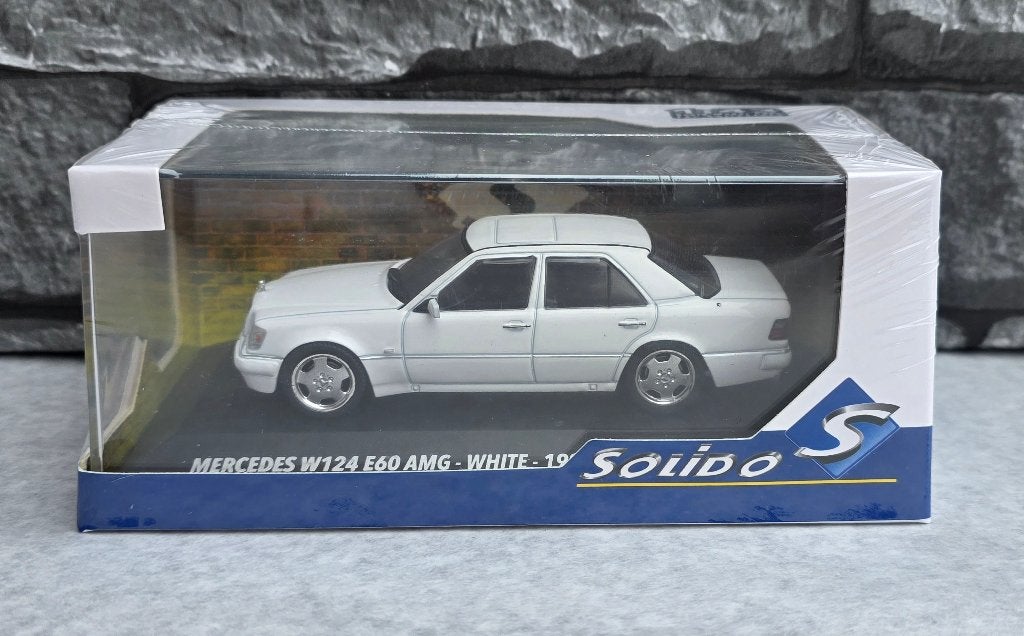 Mercedes-Benz W124 AMG blanche 1/43ème, Solido, Auto, Solido, Nieuw